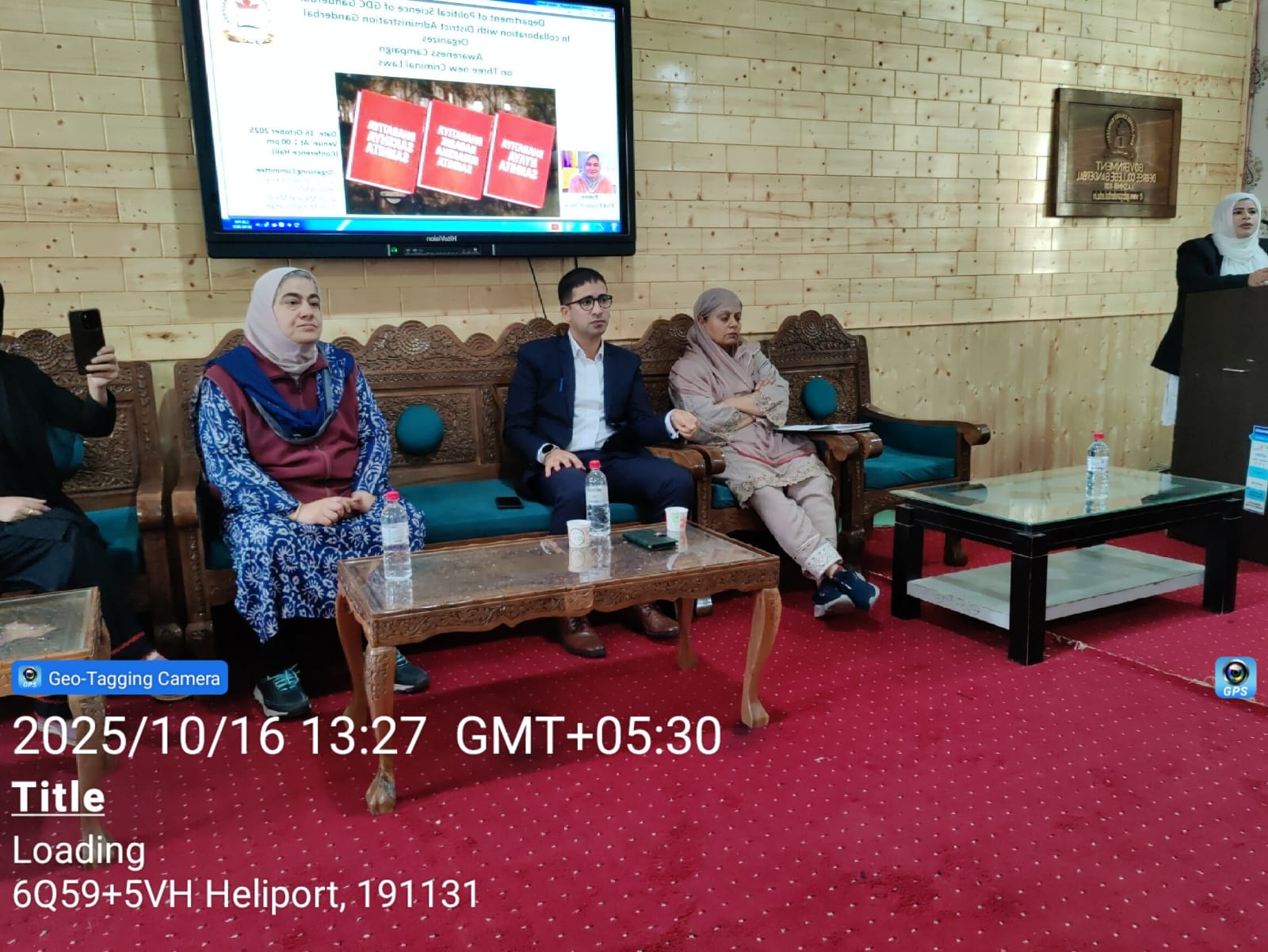 Awareness Programme on New Criminal Laws Held at GDC Ganderbal